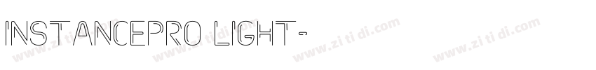 InstancePRO Light字体转换 InstancePRO Light字体转换
